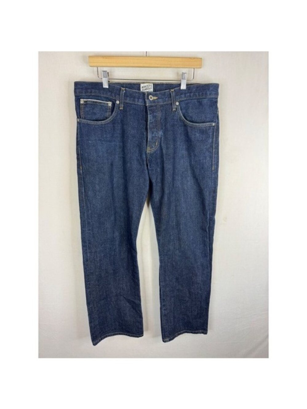 Naked & Famous Slim Guy Left Hand Twill Selvedge Indigo Jeans 36X30 012772